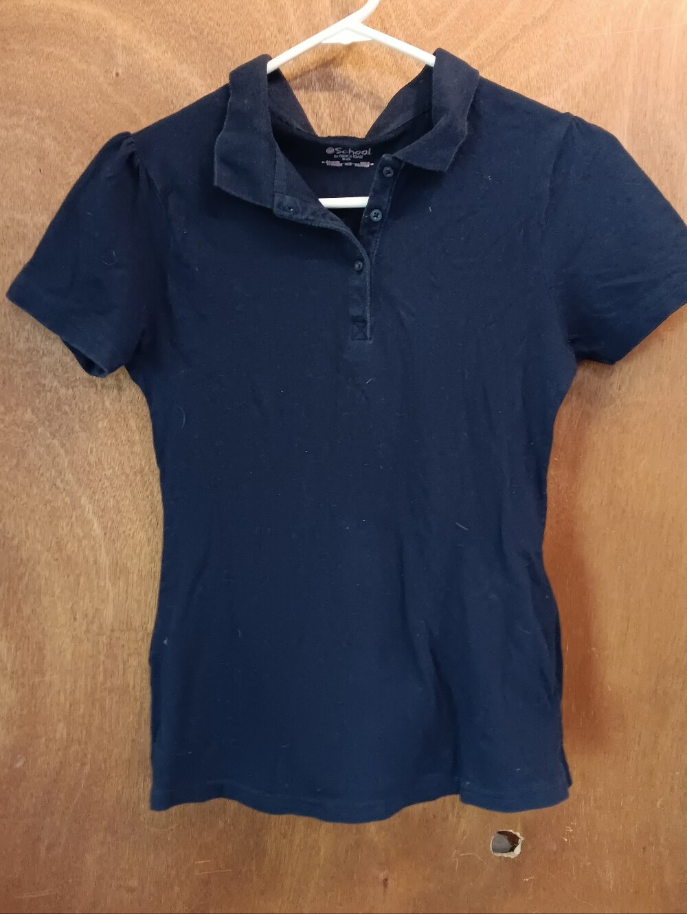 French Toast Girls Navy School Polo Shirt